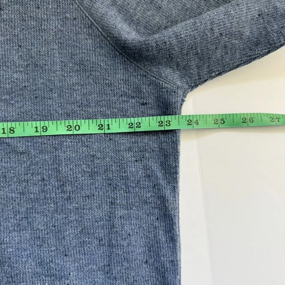 Banana Republic #1526438 Men’s Waffle Crew Sweatshirt Blue Size Large NWOT